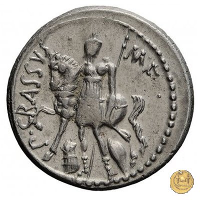 430/1 - denario P. Licinius Crassus 55 BC (Roma)