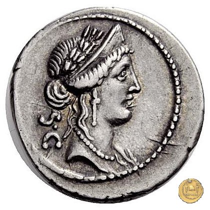 430/1 - denario P. Licinius Crassus 55 BC (Roma)