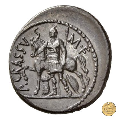 430/1 - denario P. Licinius Crassus 55 a.C. (Roma)