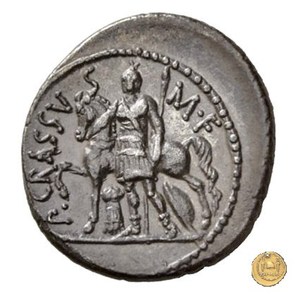 430/1 - denario P. Licinius Crassus 55 BC (Roma)