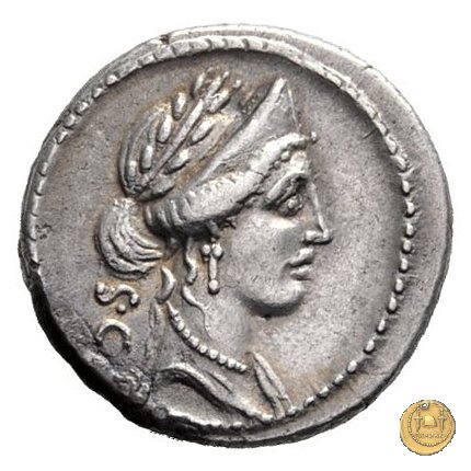 430/1 - denario P. Licinius Crassus 55 BC (Roma)