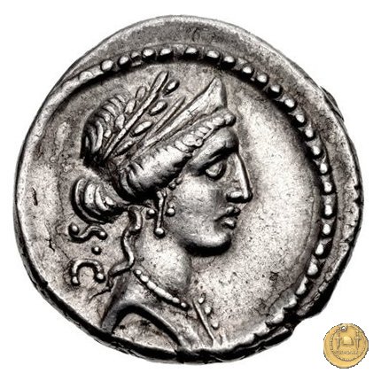 430/1 - denario P. Licinius Crassus 55 BC (Roma)