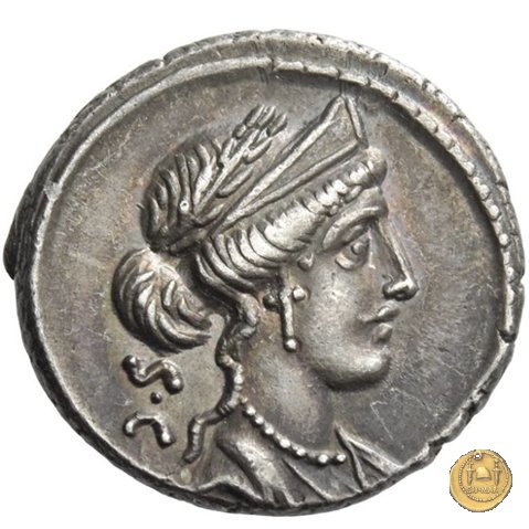 430/1 - denario P. Licinius Crassus 55 BC (Roma)