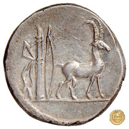 432/1 - denario Cn. Plancius 55 BC (Roma)