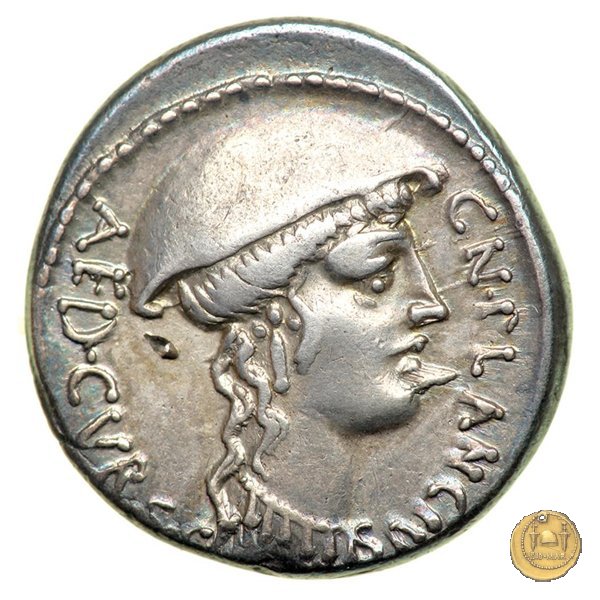 432/1 - denario Cn. Plancius 55 BC (Roma)