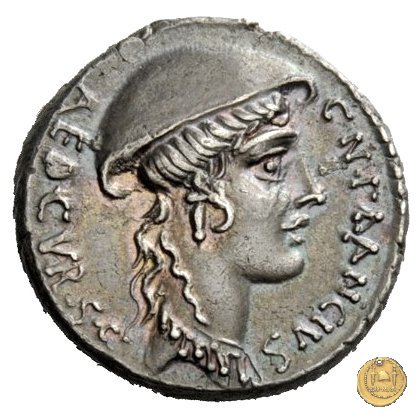 432/1 - denario Cn. Plancius 55 BC (Roma)