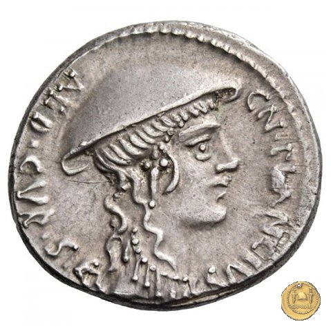 432/1 - denario Cn. Plancius 55 BC (Roma)