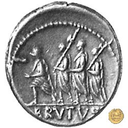 433/1 - denario M. Iunius Brutus 54 BC (Roma)