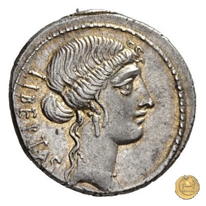 433/1 - denario M. Iunius Brutus 54 BC (Roma)