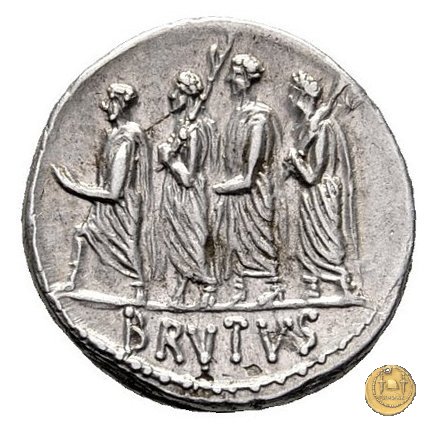 433/1 - denario M. Iunius Brutus 54 BC (Roma)