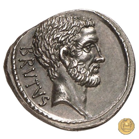 433/2 - denario M. Iunius Brutus 54 BC (Roma)