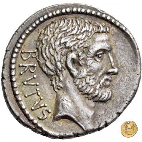 433/2 - denario M. Iunius Brutus 54 BC (Roma)