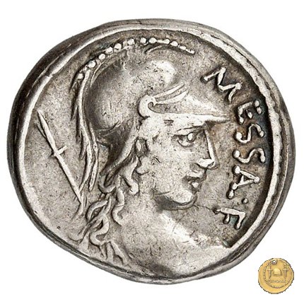 435/1 - denario M. Valerius Messalla 53 BC (Roma)