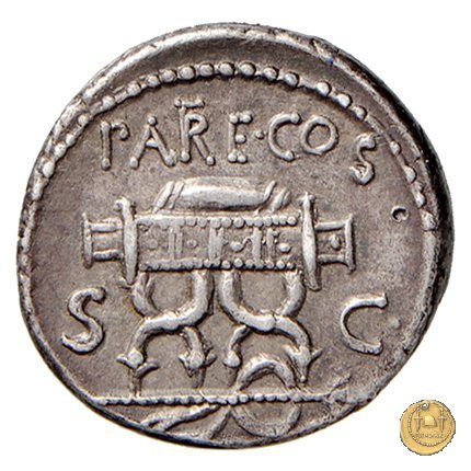 435/1 - denario M. Valerius Messalla 53 BC (Roma)