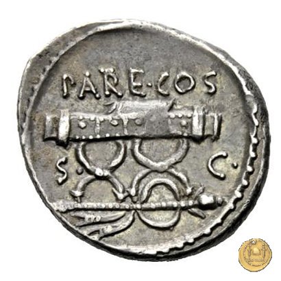 435/1 - denario M. Valerius Messalla 53 BC (Roma)