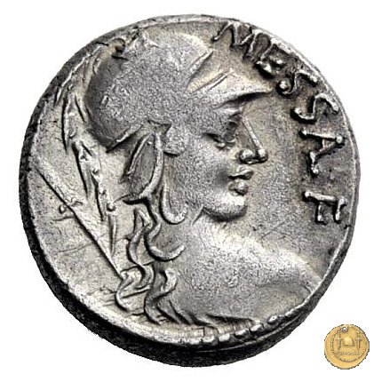 435/1 - denario M. Valerius Messalla 53 BC (Roma)