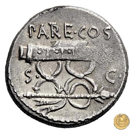 435/1 - denario M. Valerius Messalla 53 BC (Roma)