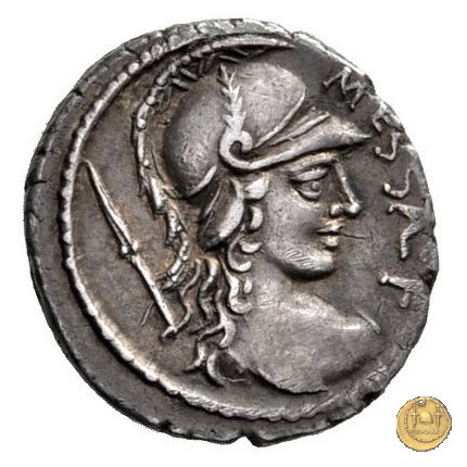 435/1 - denario M. Valerius Messalla 53 BC (Roma)