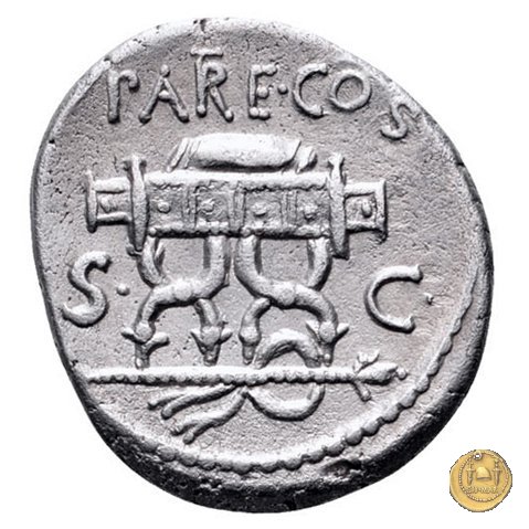 435/1 - denario M. Valerius Messalla 53 BC (Roma)