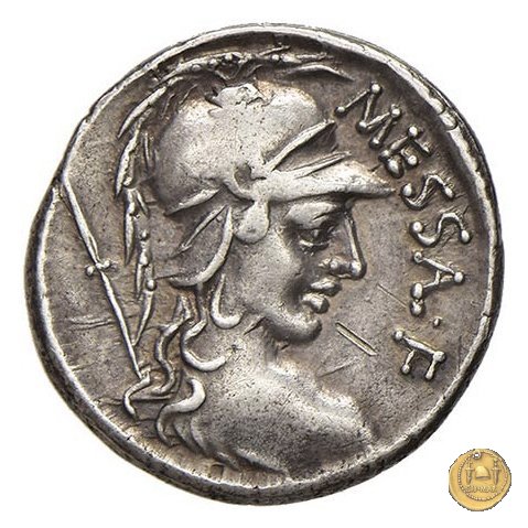 435/1 - denario M. Valerius Messalla 53 BC (Roma)