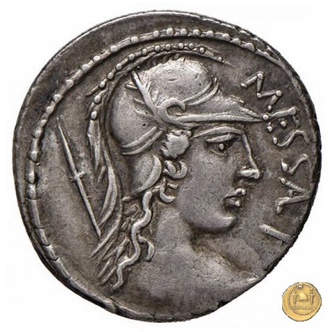 435/1 - denario M. Valerius Messalla 53 BC (Roma)