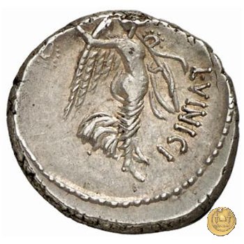 436/1 - denario L. Vinicius 52 BC (Roma)