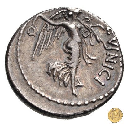 436/1 - denario L. Vinicius 52 BC (Roma)