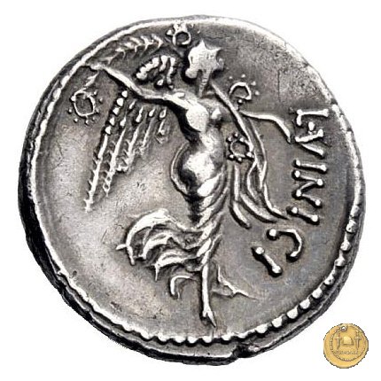 436/1 - denario L. Vinicius 52 BC (Roma)