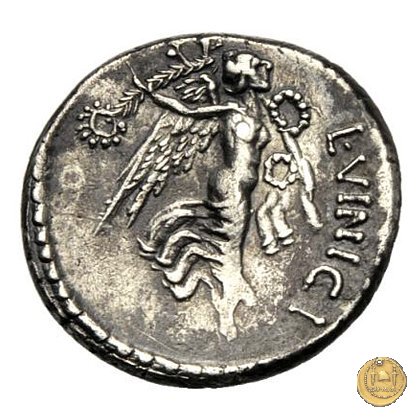 436/1 - denario L. Vinicius 52 BC (Roma)