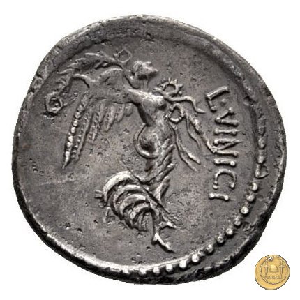 436/1 - denario L. Vinicius 52 BC (Roma)