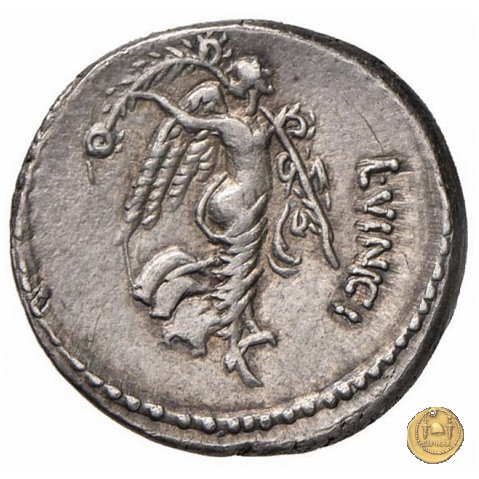 436/1 - denario L. Vinicius 52 a.C. (Roma)