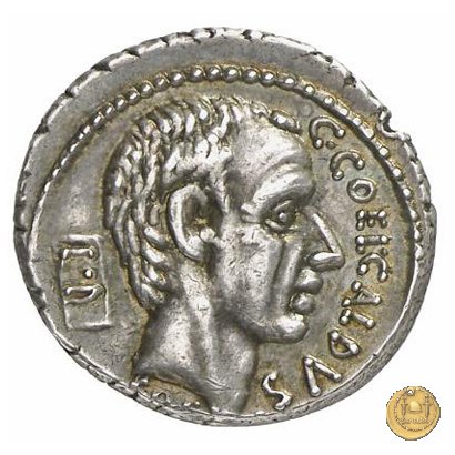 437/1 - denario C. Coelius Caldus 51 BC (Roma)