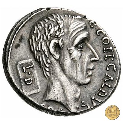 437/1 - denario C. Coelius Caldus 51 BC (Roma)