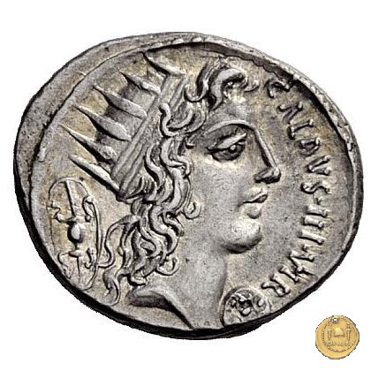 437/1 - denario C. Coelius Caldus 51 BC (Roma)