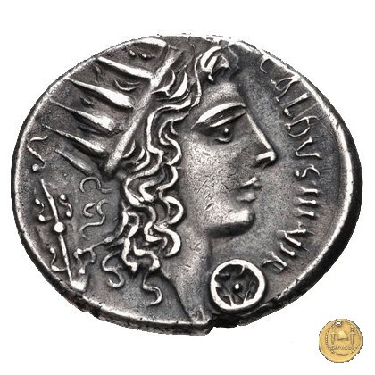 437/1 - denario C. Coelius Caldus 51 BC (Roma)