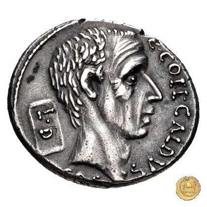 437/1 - denario C. Coelius Caldus 51 BC (Roma)