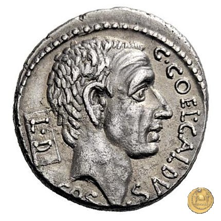 437/1 - denario C. Coelius Caldus 51 a.C. (Roma)