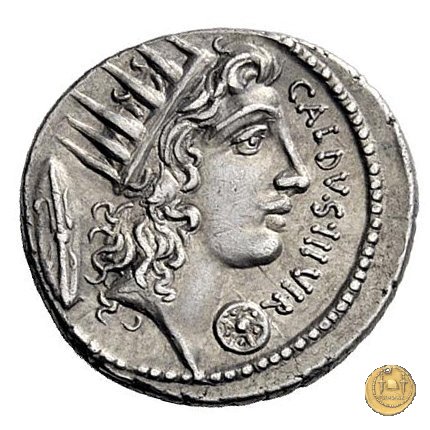 437/1 - denario C. Coelius Caldus 51 BC (Roma)