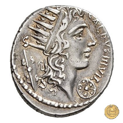 437/1 - denario C. Coelius Caldus 51 BC (Roma)