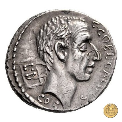 437/1 - denario C. Coelius Caldus 51 BC (Roma)