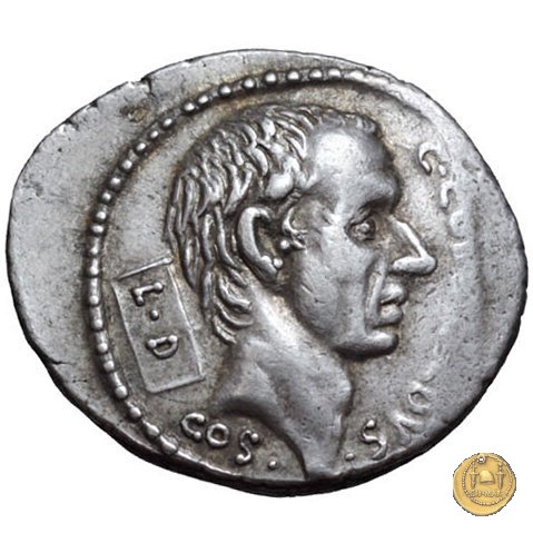 437/1 - denario C. Coelius Caldus 51 BC (Roma)