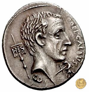 437/2 - denario C. Coelius Caldus 51 BC (Roma)