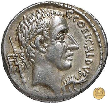 437/2 - denario C. Coelius Caldus 51 BC (Roma)