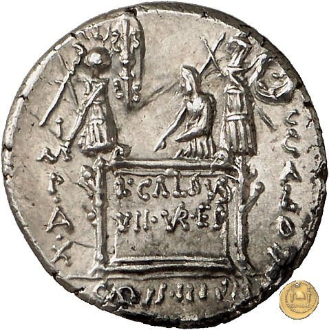 437/2 - denario C. Coelius Caldus 51 BC (Roma)