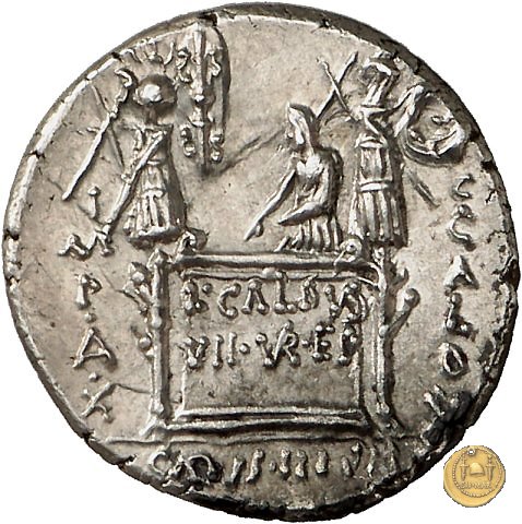 437/2 - denario C. Coelius Caldus 51 BC (Roma)