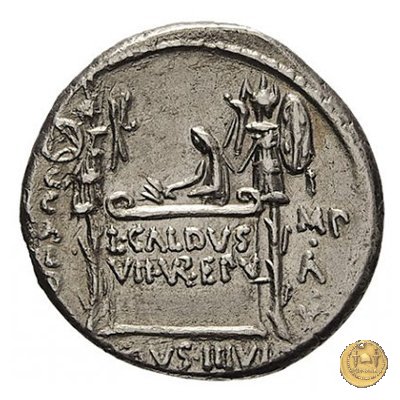 437/2 - denario C. Coelius Caldus 51 BC (Roma)