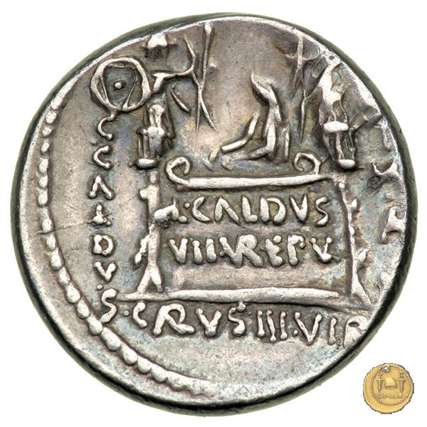 437/2 - denario C. Coelius Caldus 51 BC (Roma)