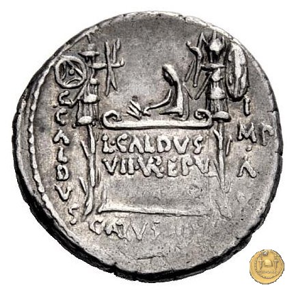 437/2 - denario C. Coelius Caldus 51 BC (Roma)