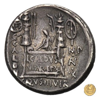 437/2 - denario C. Coelius Caldus 51 BC (Roma)