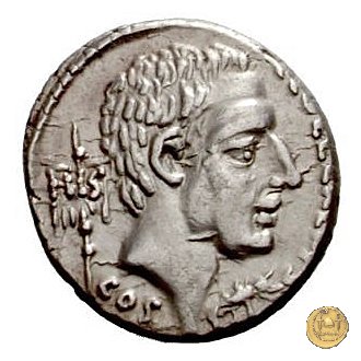 437/2 - denario C. Coelius Caldus 51 a.C. (Roma)